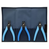 Grounded Pliers - Xuron® Short Nose 2mm Wide (475) For Micro Welders (Blue  or Black Handles)