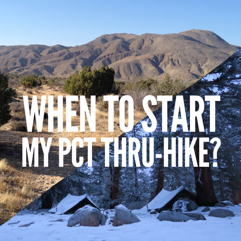 When to begin PCT thru-hike