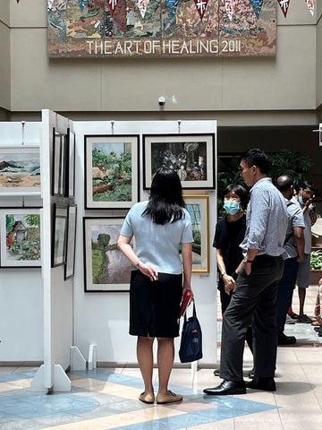Bringing the arts to the community at Tan Tock Seng Hospital atrium