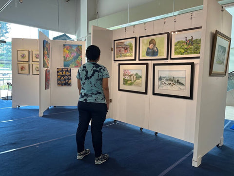 Bringing the arts to the community exhibition space