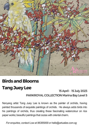 Tang Juey Lee art exhibition at Parkroyal Collection Marina Bay
