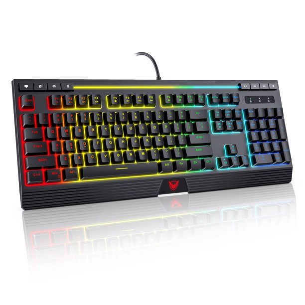 PICTEK Full Size RGB Gaming Keyboard