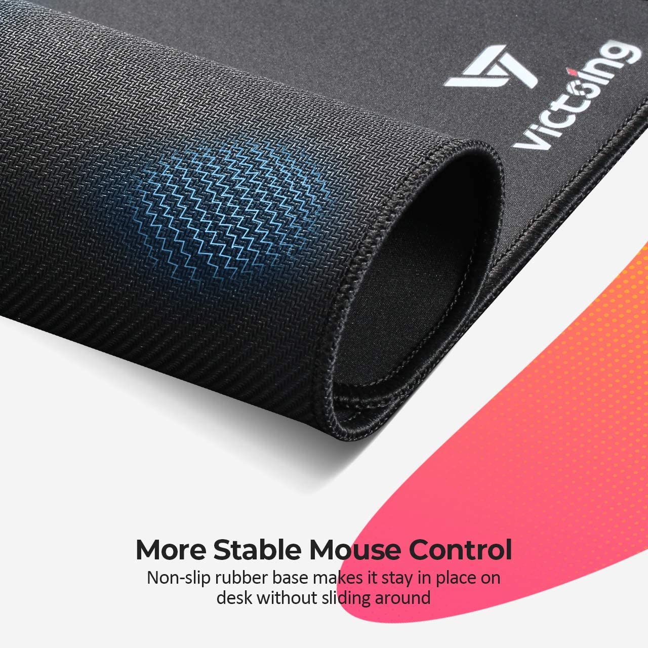 Victsing Big Mouse Pad With Double Stitched Edge Upgraded Version 14