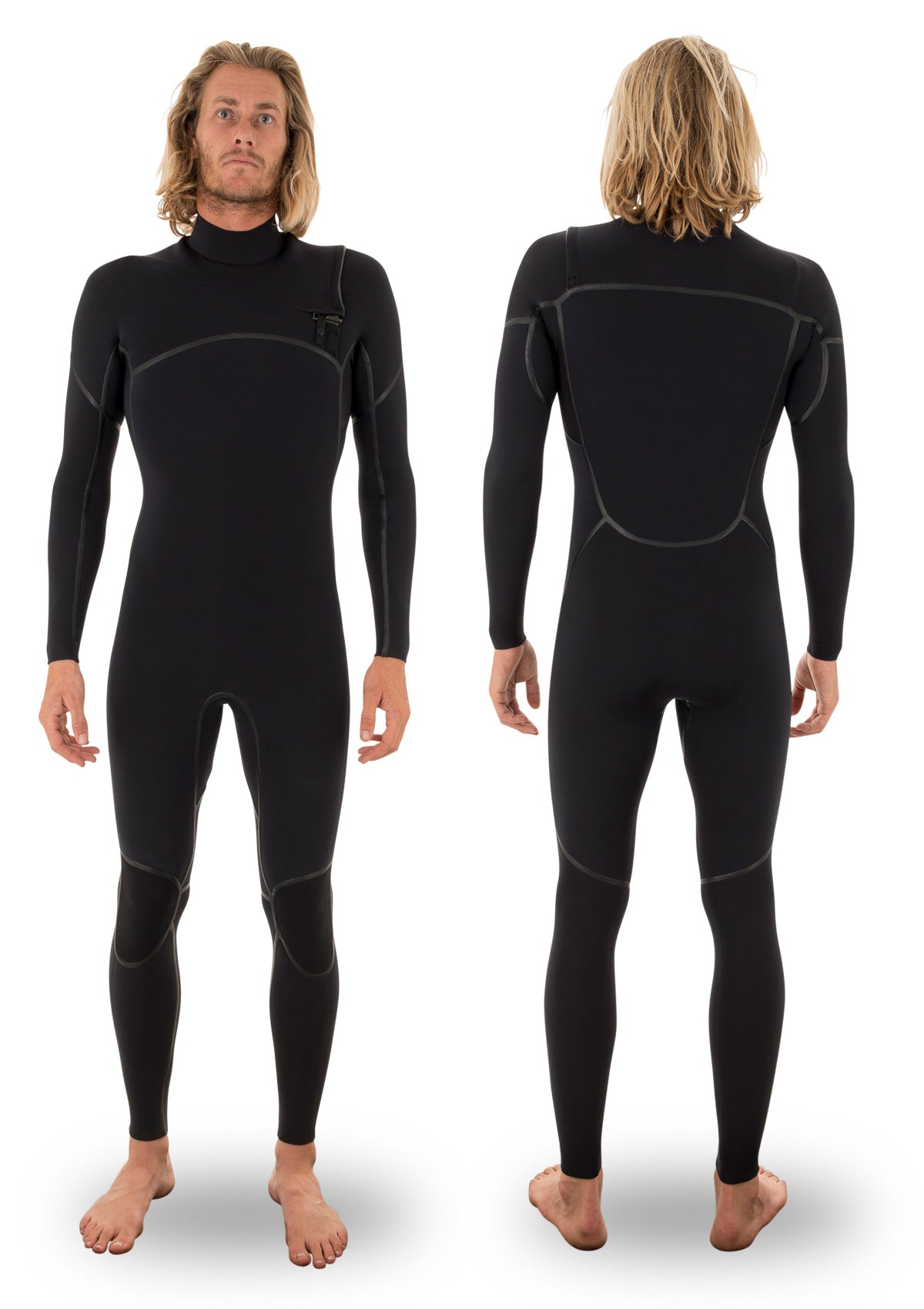 4/3 Liquid Taped Thermal Chest Zip Wetsuit