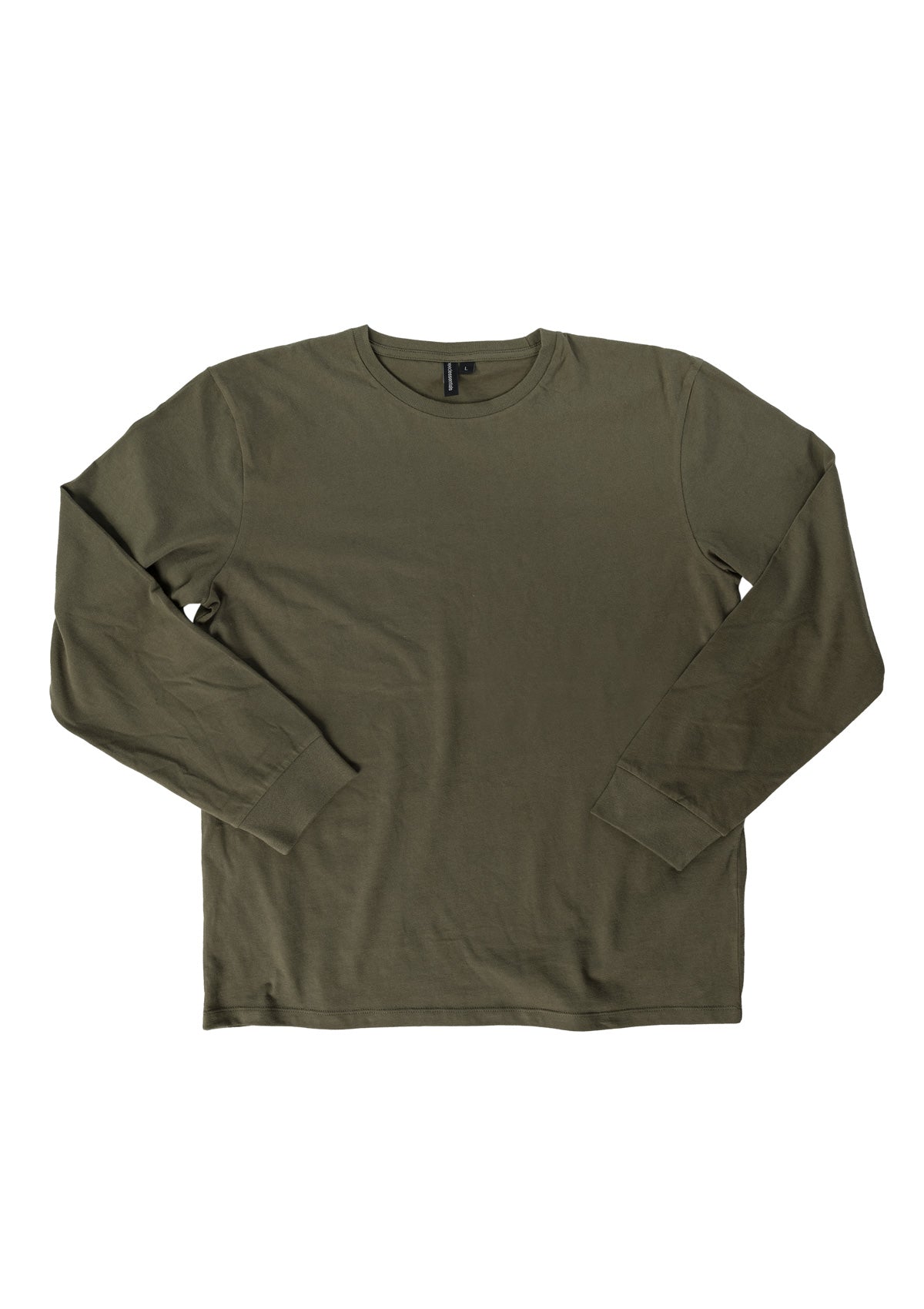 Mens Hemp Long Sleeve T-Shirts Fitted