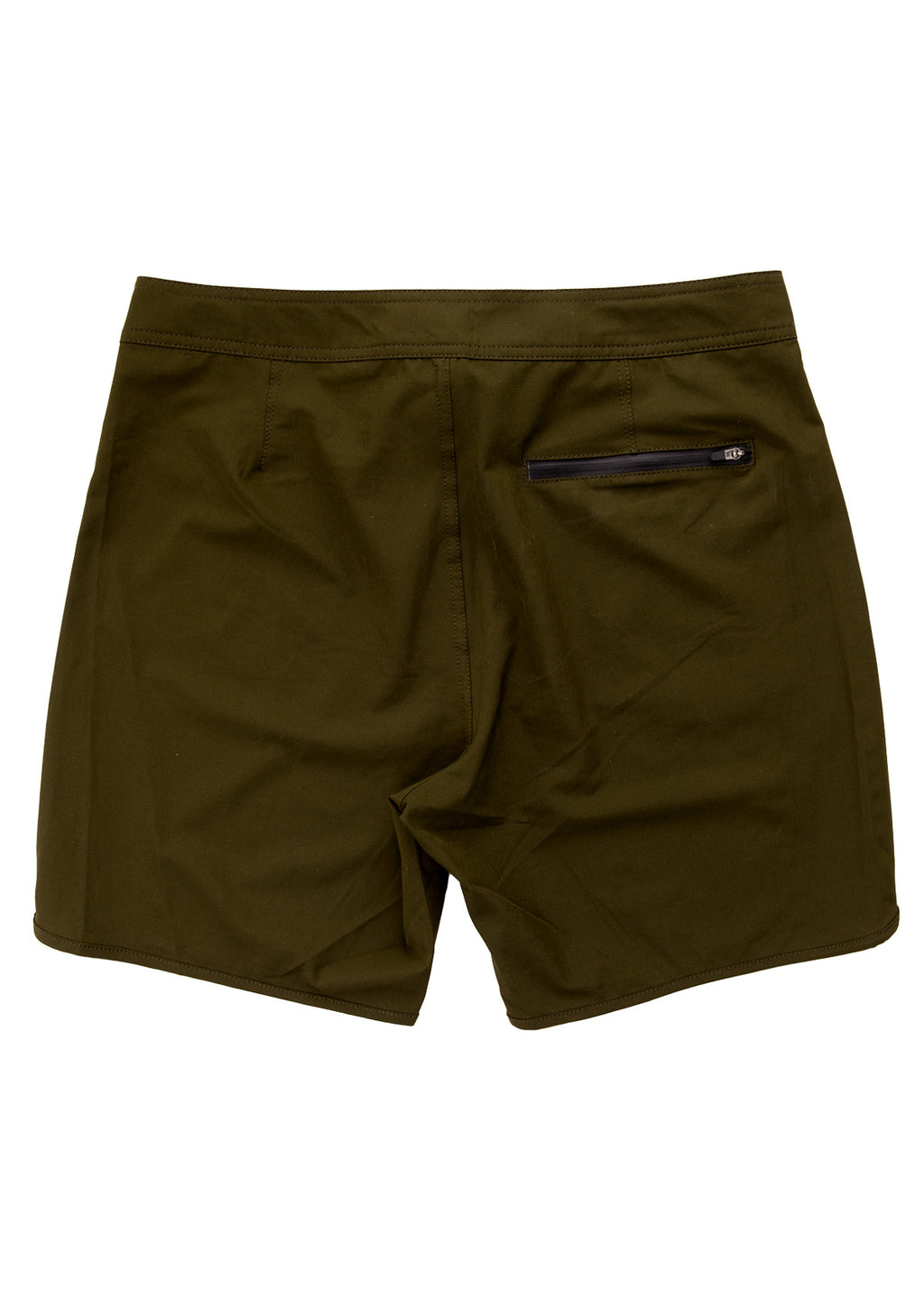 Mens Olive Scallop Boardshort | needessentials