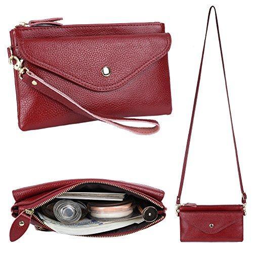 Other Women&#39;s Accessories - YALUXE Women&#39;s RFID Blocking Security Leather Smartphone Wristlet ...