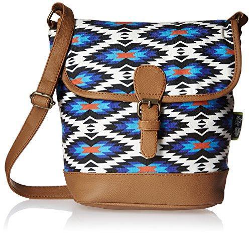 Other Women&#39;s Accessories - Printed cotton canvas Women&#39;s Cross body strap/Sling Bag with faux ...