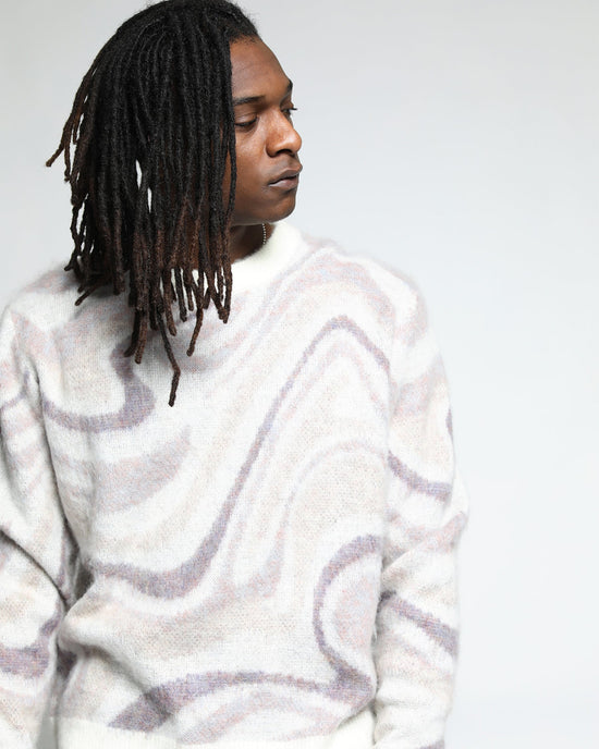 Spectrum Swirl Mohair Sweater Pullover| Mens Sweater Pullover 