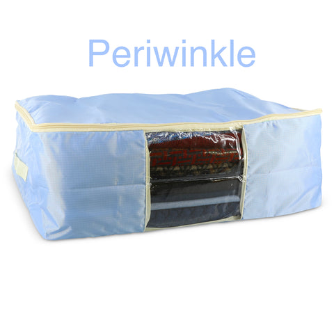 Quilt Storage Bag - Standard Size (22”L x 15”W x 8”H) - Turquoise