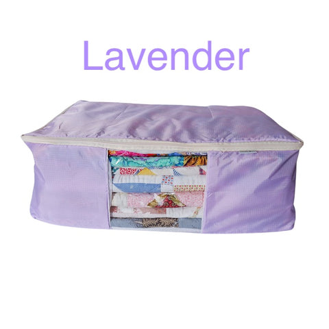 Storage Bags for Quilts, throws, pillows, blankets in color