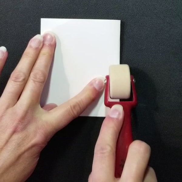 MadamSew Rolling Seam Presser creasing paper for cardmaking or paper crafts