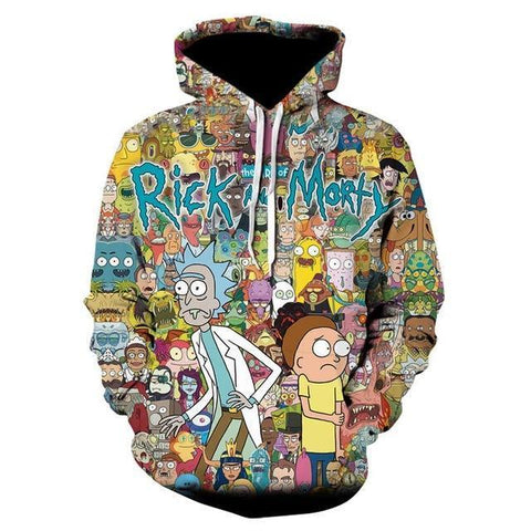 rick morty hoodie