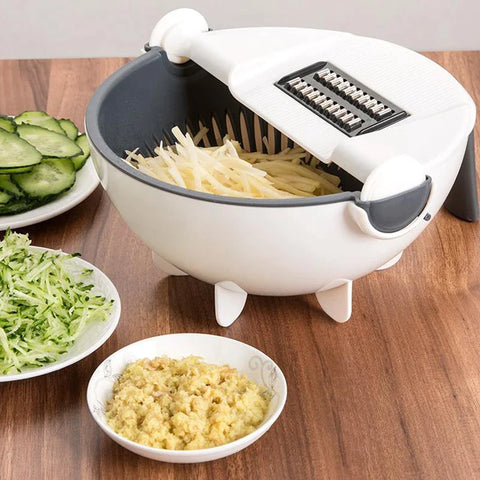 Multifunctional Vegetable Cutter & Drain Basket