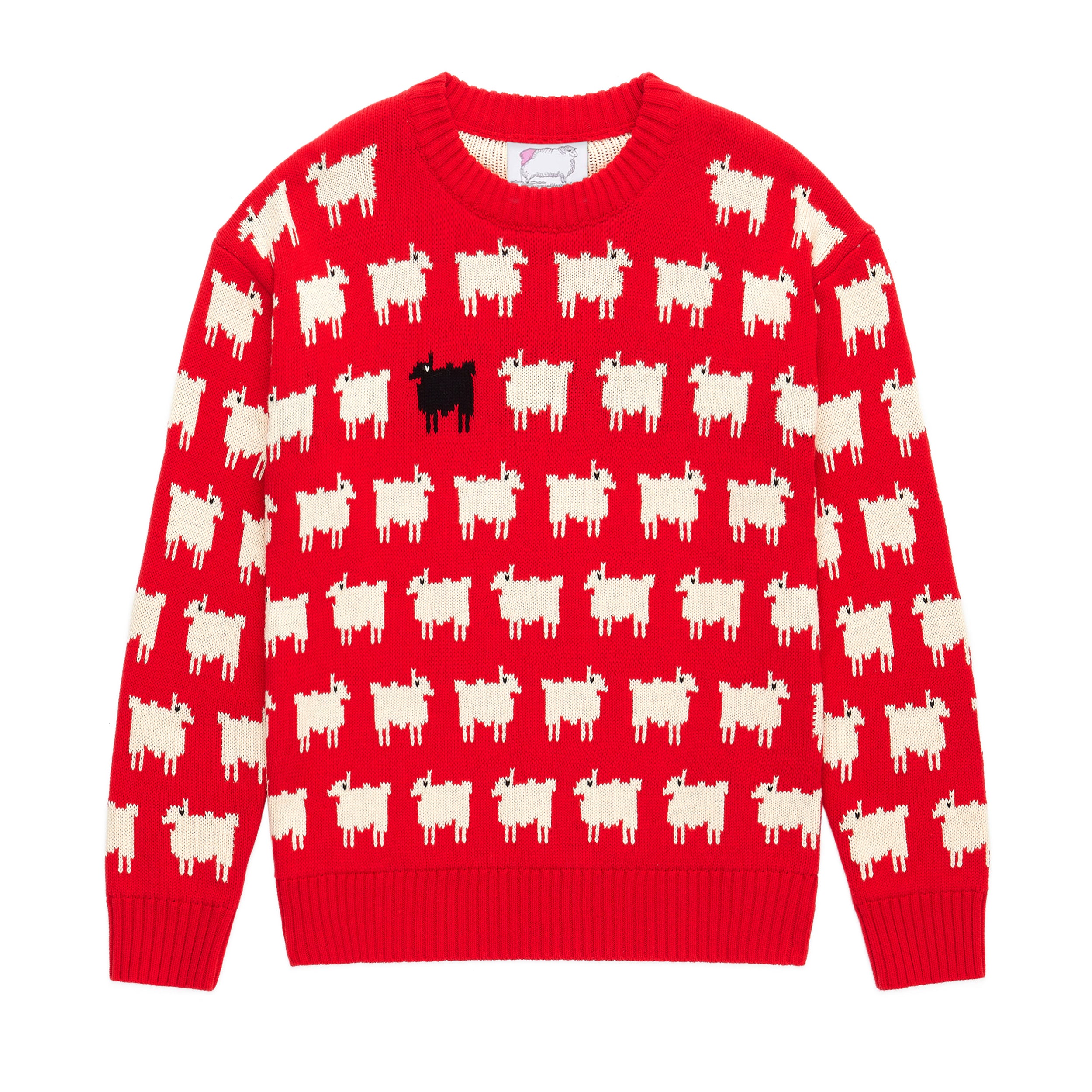Warm & Wonderful Women's Fitted "Diana Edition" Cotton Sheep Sweater