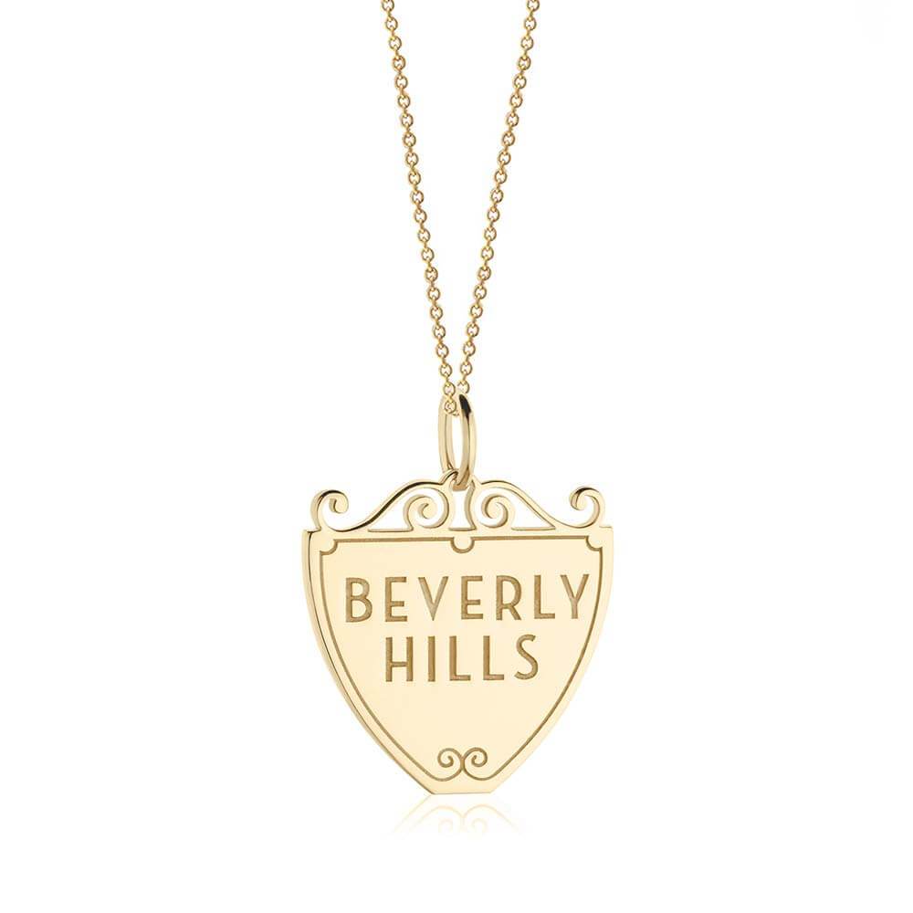 Beverly Hills Charm 90210 Sign Charm