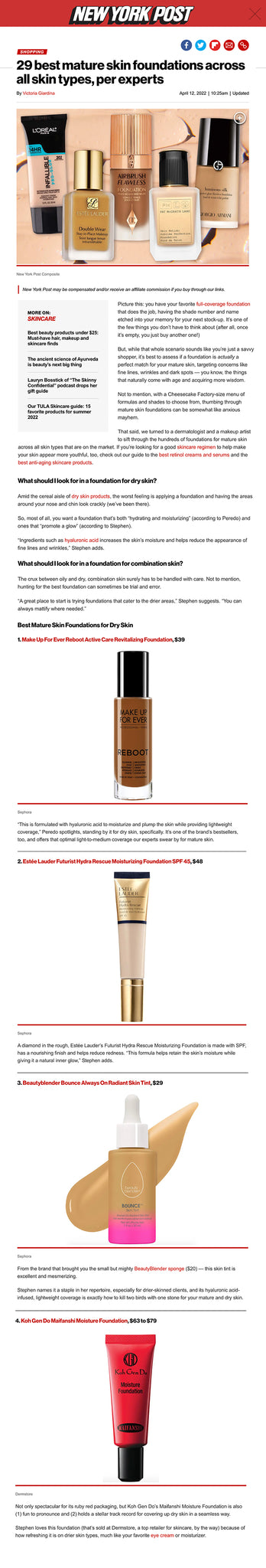 15 Best Drugstore Foundations (Reviews) For Mature Skin Over 50 – 2023  Update (With Buying Guide)