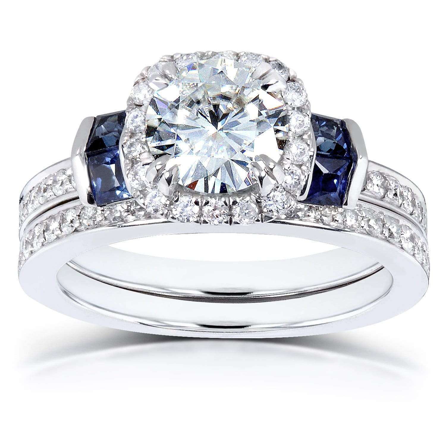 Diamond And Sapphire Wedding Ring Sets - Wedding Rings Sets Ideas