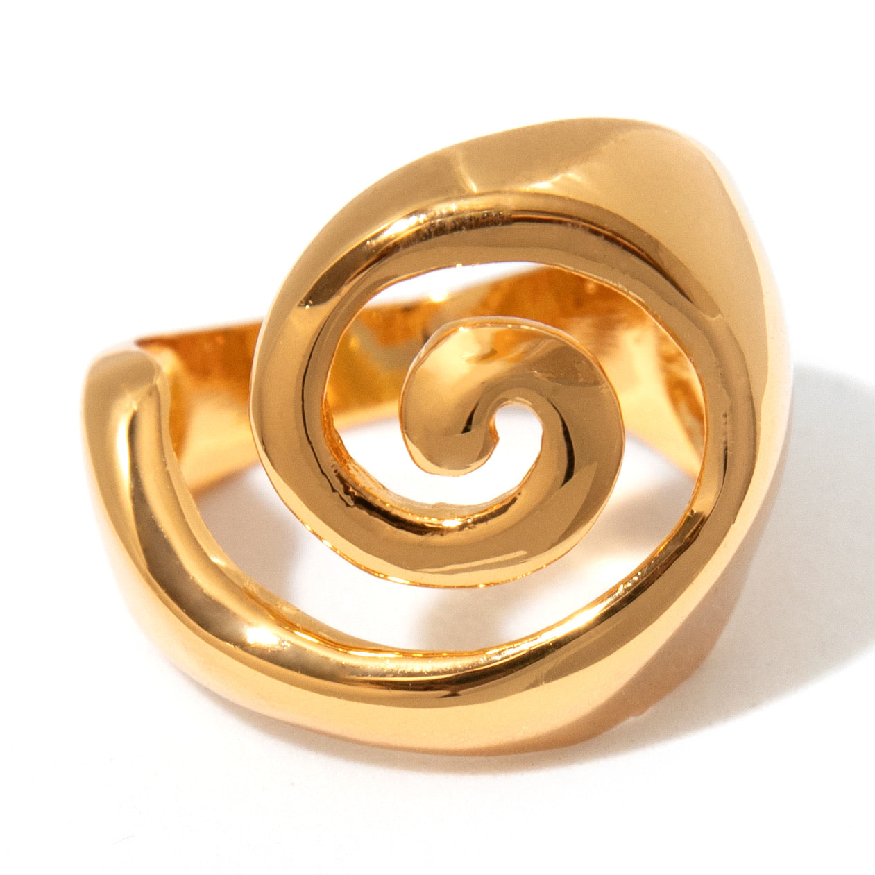Shop Frasier Sterling Bermuda Ring In Gold