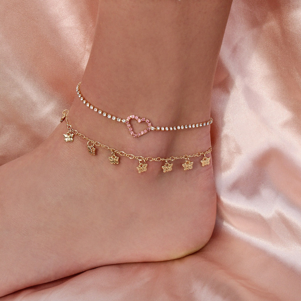 butterfly anklet