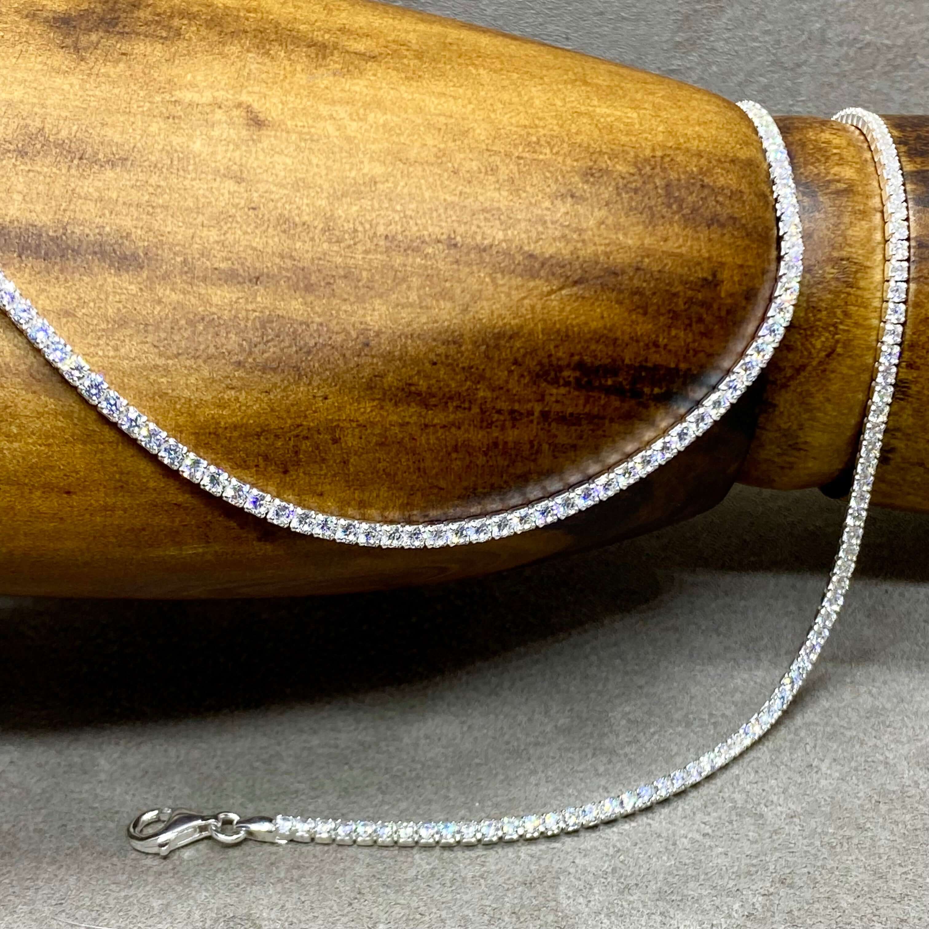 Ivy Tennis Necklace – Alma Libre Jewelry