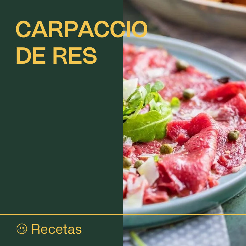 Carpaccio de Res | Alacena de Mónica