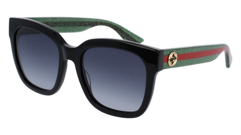 Gucci Gg0034s Sunglasses 002 Black Lavish Specs