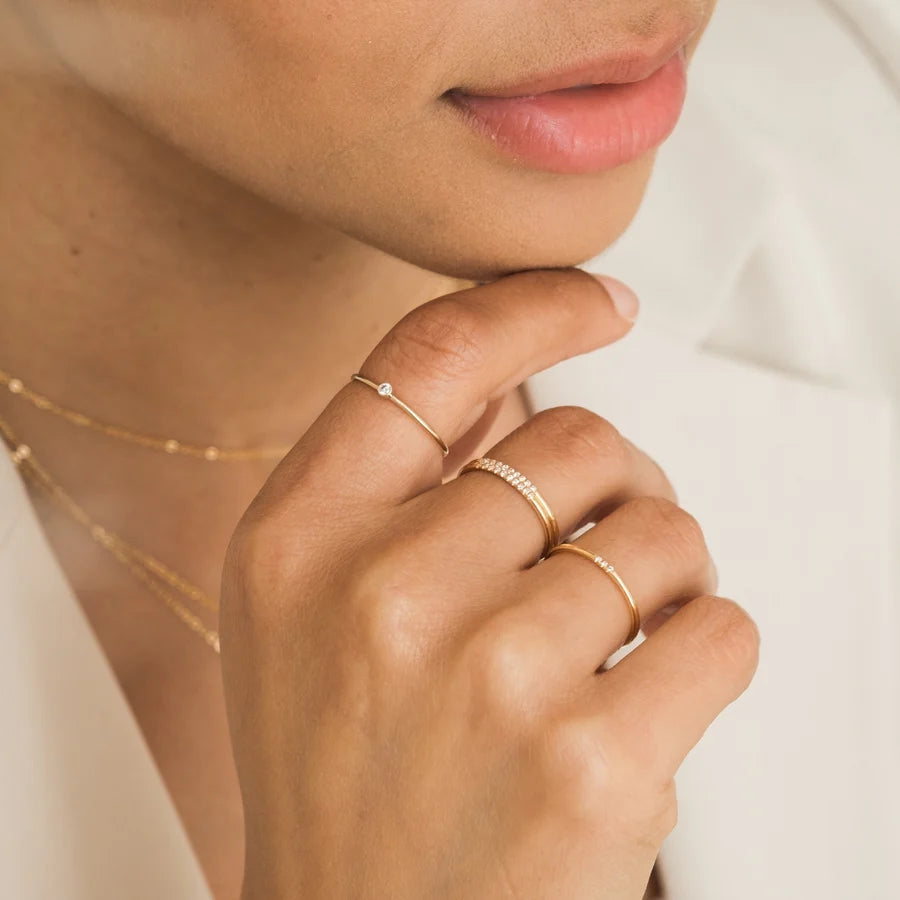 How to Stack Rings  Simple & Dainty Jewelry
