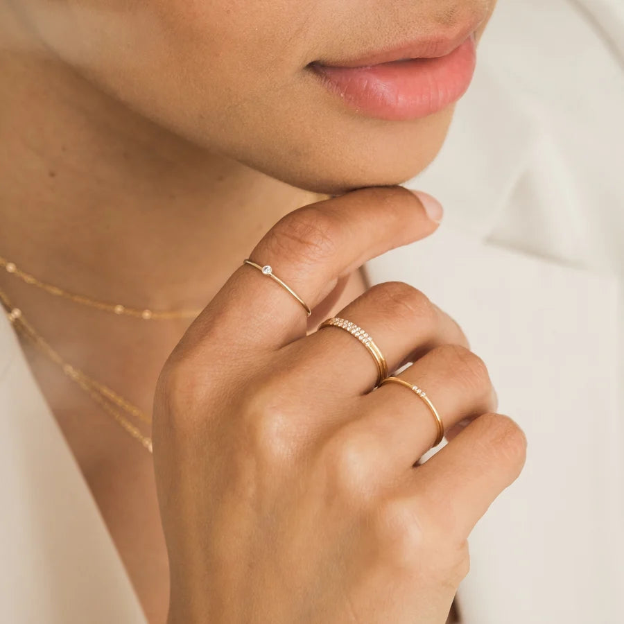 Initial Statement Stack Ring