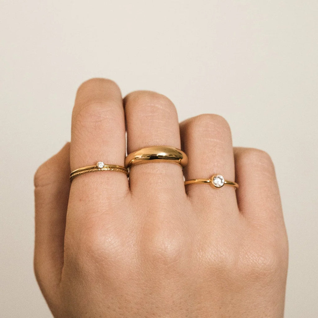 Simple & Dainty ring stack