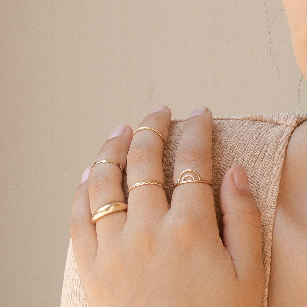 Simple & Dainty ring stack