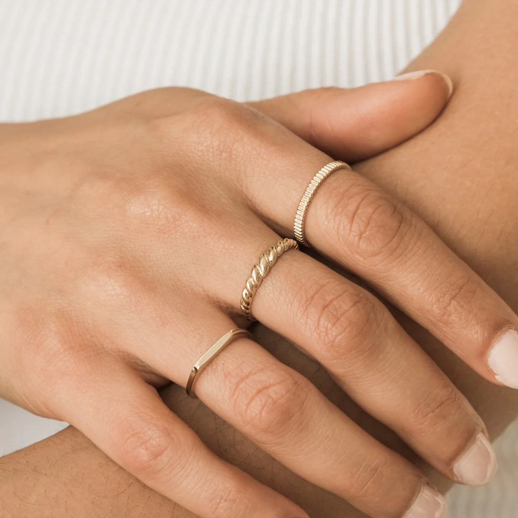 Simple & Dainty ring stack