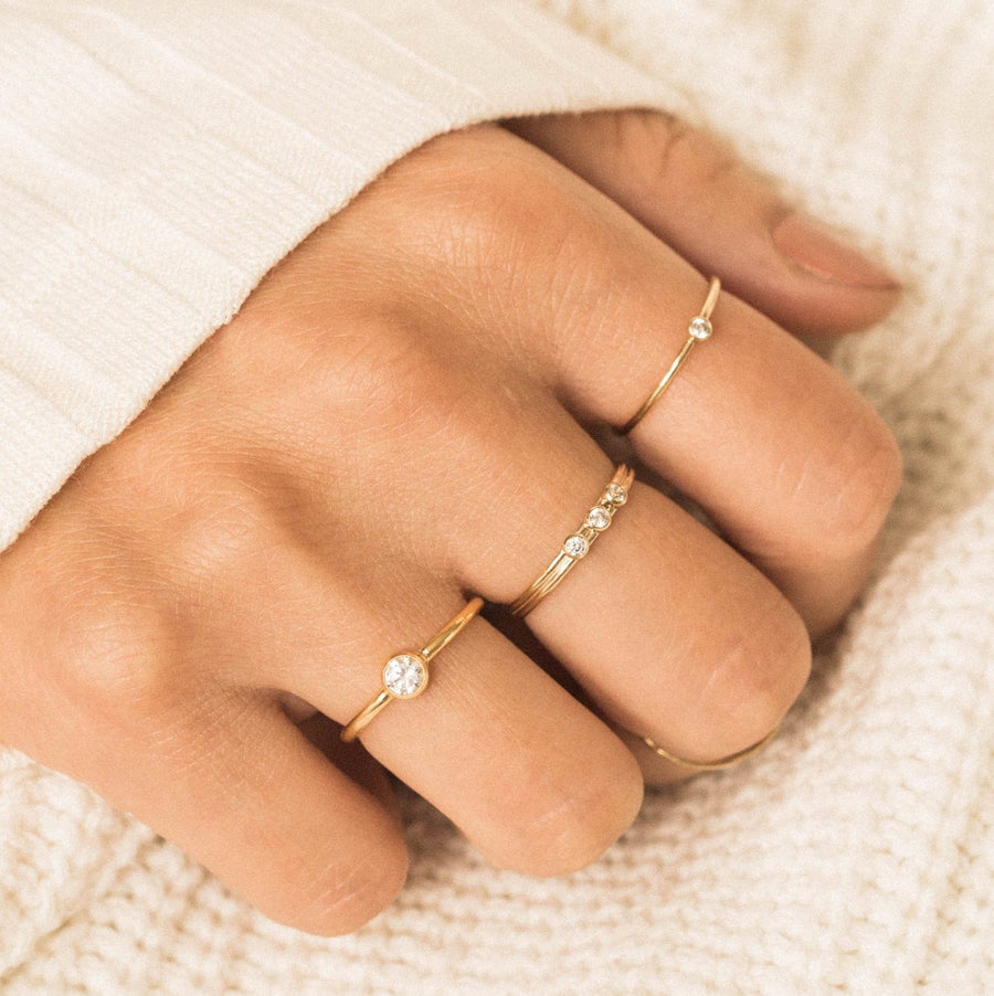 Simple & Dainty ring stack