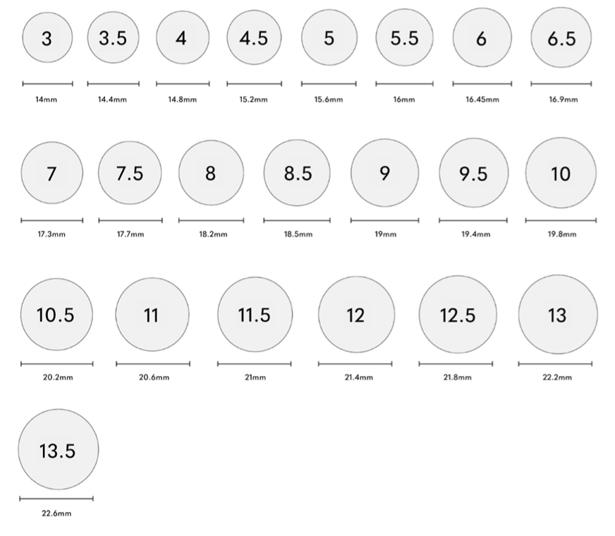 Size Guide – REGALROSE