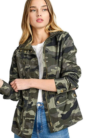 Social Butterfly boutique, unique style, fall fashion trends, camo jacket, Love Tree, women clothing, army green, shop the trends, layered look