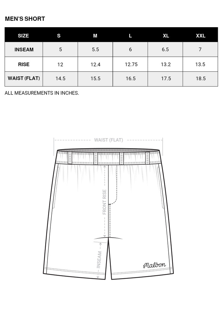 Men's Caddy Bear Shorts Size Chart – Malbon Golf