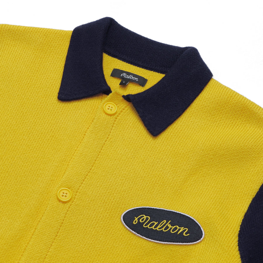 MALBON Heritage Button Down Sweater Mサイズ-