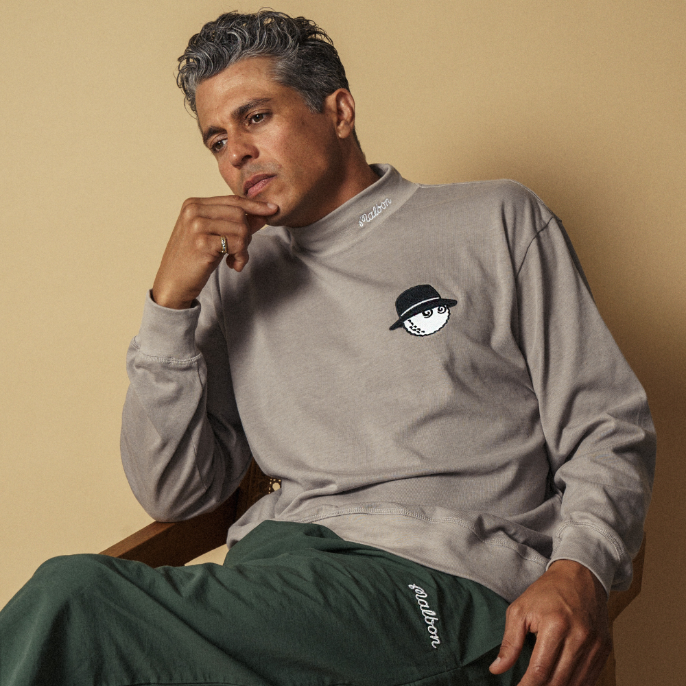 MALBON GOLF × WDS CREW NECK SWEATER正規品 - スウェット