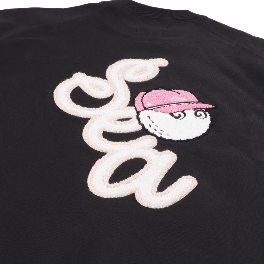 MALBON GOLF X WDS CREW NECK SWEAT/BLACK-