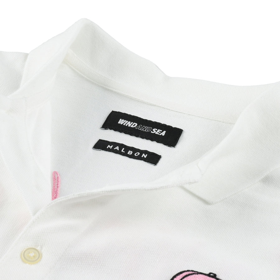 マルボンゴルフ MALBON x wind and sea POLO L-