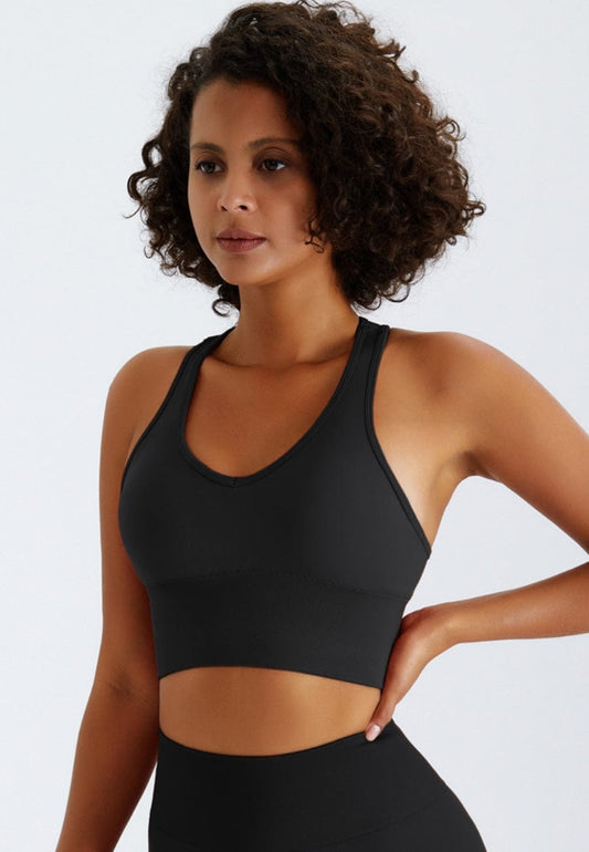 Adjustable Racerback Sports Bra – Anna-Kaci