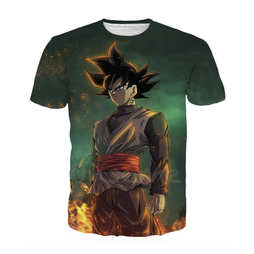 Dragon Ball Super Saiyan Black Goku T-Shirt - Otakupicks