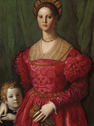 A Young Woman and Her Little Boy by Bronzino