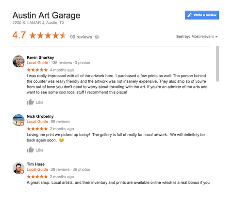 Austin Art Garage Review