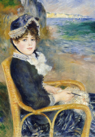 By the Seashore by Pierre-Auguste Renoir