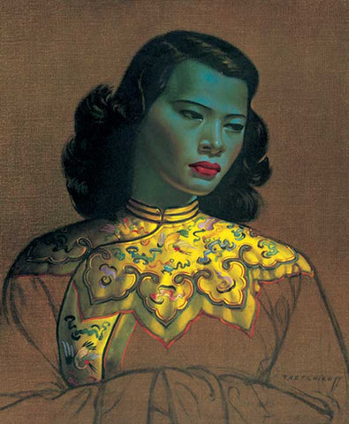 Chinese Girl is often known as The Green Lady by Vladimir Tretchikoff