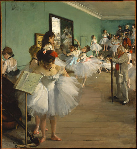 Dance Class by Edgar Degas