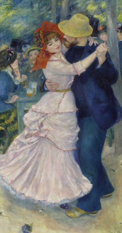 Dance at Bougival by Pierre-Auguste Renoir