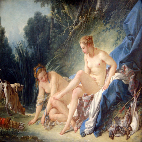 Diana after the bath by François Boucher - Buy Famous Painting