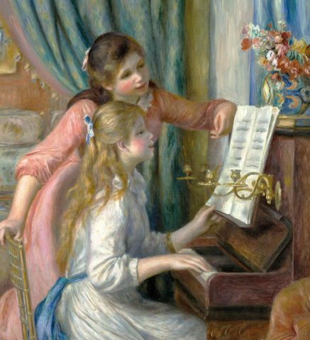 Girls at the Piano by Pierre-Auguste Renoir